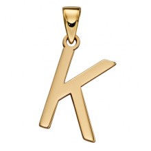 Gold Letter 'K' Pendant (GP 2210)